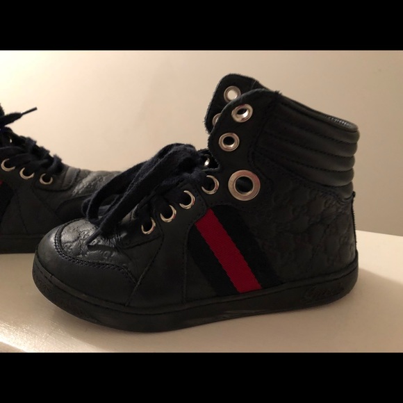 boys gucci high tops